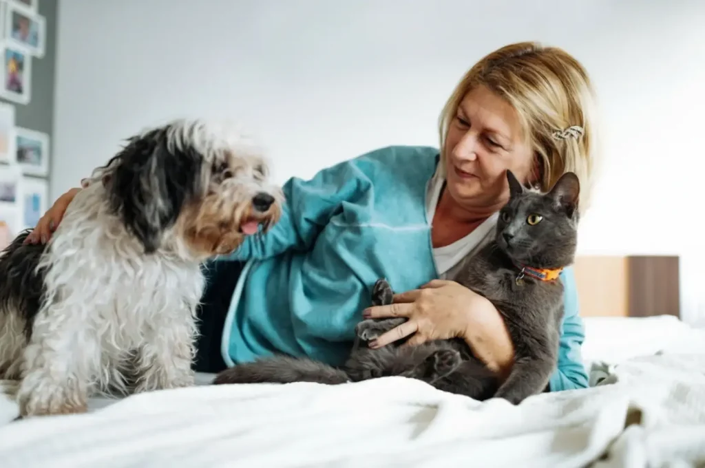 Compassionate at-home support for a dog and family